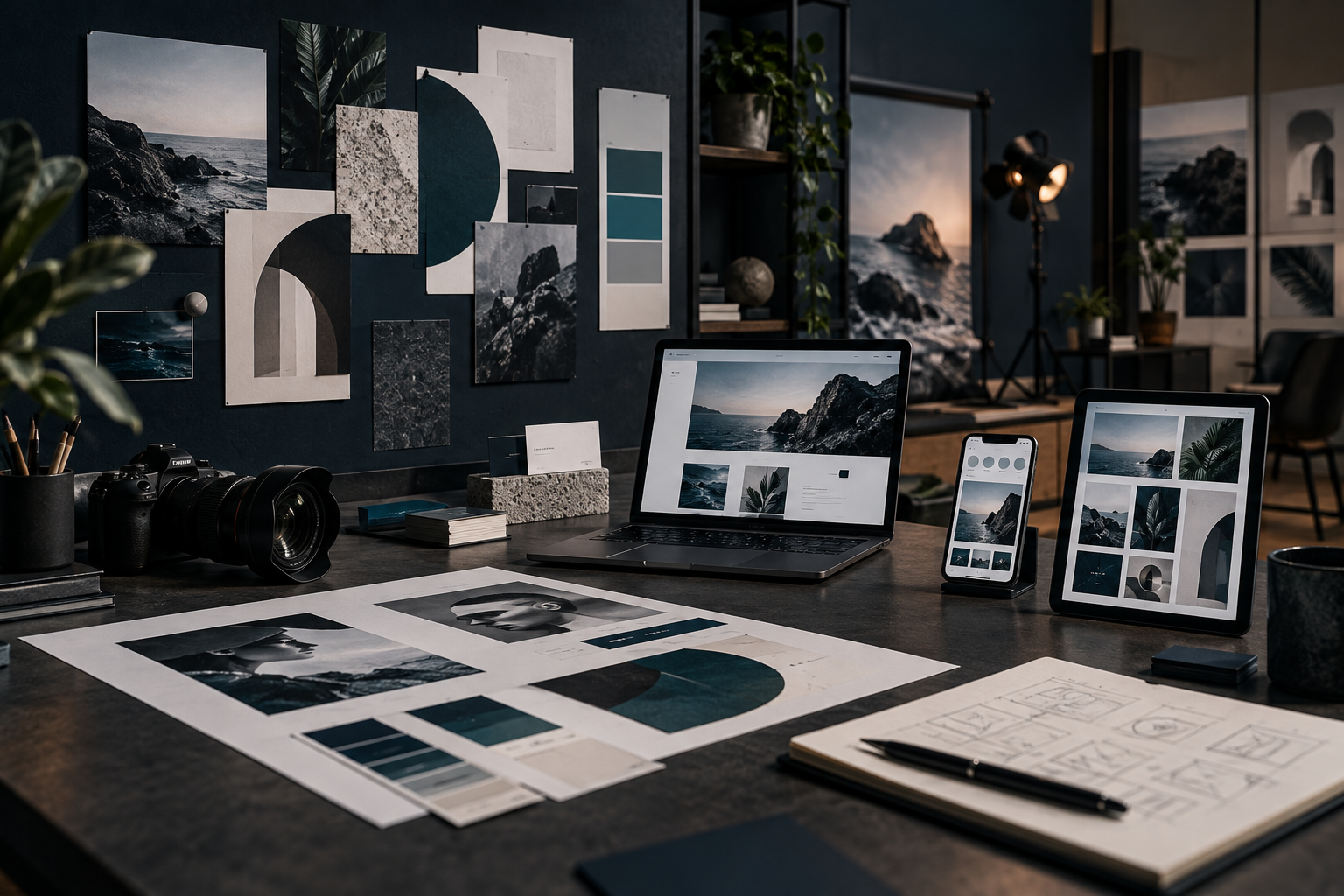 Estudio creativo con sistema de marca y contenidos digitales